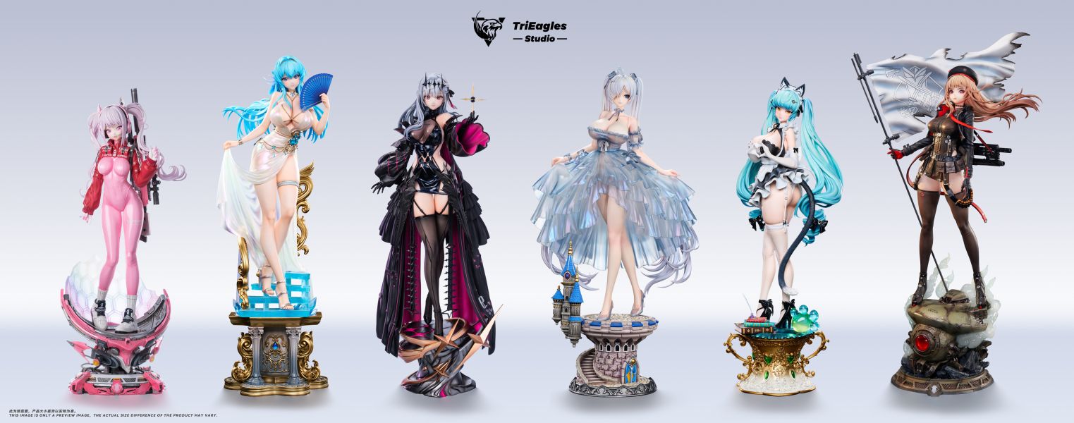 【預購】《正版授權》TriEagles(TES) & SHIFT UP > NIKKE勝利女神：妮姬 > 1/4 灰姑娘(雙版本) 雲蟲,星隕,GK,玩具,模型,雕像,共鳴