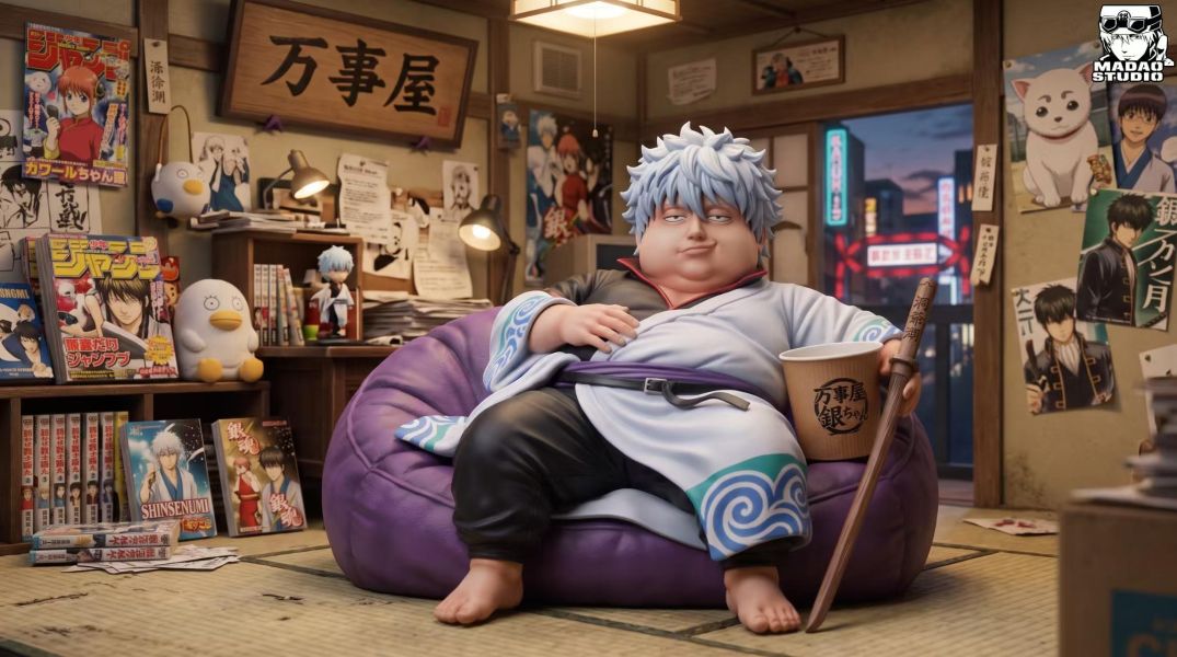 【預購】MADAO-studio > 銀魂 > 肥仔國度NO1-胖胖銀時 坂田銀時 MADAO-studio,銀魂,坂田銀時,GK,玩具,收藏,擺件,模型,公仔,人偶,手辦,動漫
