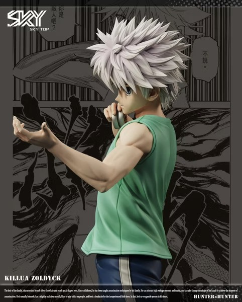 【售罄-代購/追加服務請洽客服】Sky Top X HUNTERxHUNTER全職獵人 1/4 & 1/6 手握溜溜球 奇犽·揍敵客 