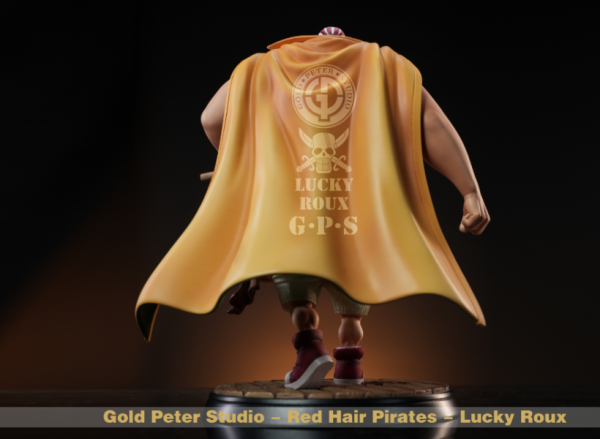 【預購】GOLD PETER>海賊王>1/8 四皇團紅髮海賊團 紅胖子 拉奇·魯 怪博士與機器娃娃,阿拉蕾,GK,玩具,模型,雕像,擺飾,收藏,共鳴