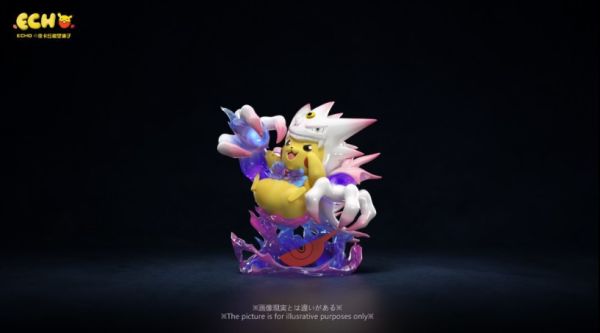 【預購】ECHO-Studio > 寶可夢 > MEGA耿鬼皮卡丘 (雙配色) 碧藍航線,妖萌萌 ,七省 ,GK,玩具,模型,雕像,共鳴