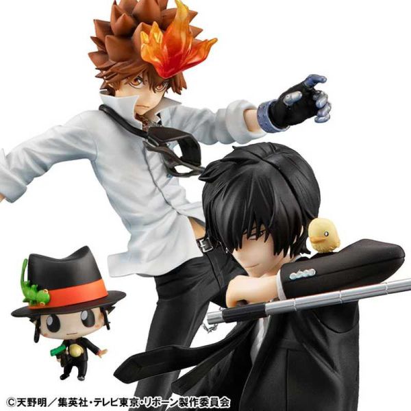 【預購】MegaHouse > 家庭教師HITMAN REBORN! > 澤田綱吉&雲雀恭彌套裝 再版 家庭教師,澤田綱吉,雲雀恭彌,GK,玩具,模型,雕像,共鳴