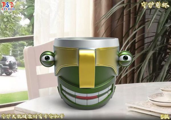 【預購】PSD-Studio>哪吒>乾杯系列 守護獸杯(雙版本) 怪博士與機器娃娃,阿拉蕾,GK,玩具,模型,雕像,擺飾,收藏,共鳴
