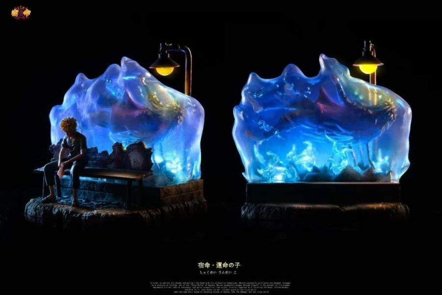 【海外現貨】宿命STUDIO > 火影忍者 > 共創名場面系列第一彈 黃髮命運之子 漩渦鳴人 & 自來也 火影忍者,NARUTO,自來也,鳴人,豪傑物語,GK,玩具,模型,雕像,共鳴