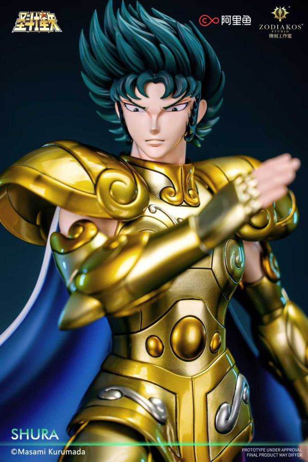 【預購】鑄刻 > 聖鬥士星矢 > 1/6 第十彈 黃金聖鬥士摩羯座 修羅 聖鬥士星矢,修羅,GK,玩具,模型,雕像,共鳴