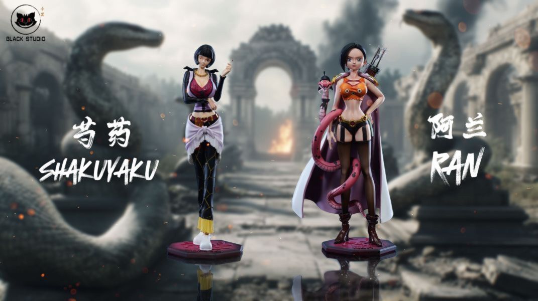 【售罄-代購/追加服務請洽客服】Black小黑>海賊王>POP補全共鳴系列第三彈 夏克雅克 & 阿蘭 家庭教師,彩虹之子,風,IF工作室,GK,玩具,模型,雕像,擺飾,收藏,共鳴