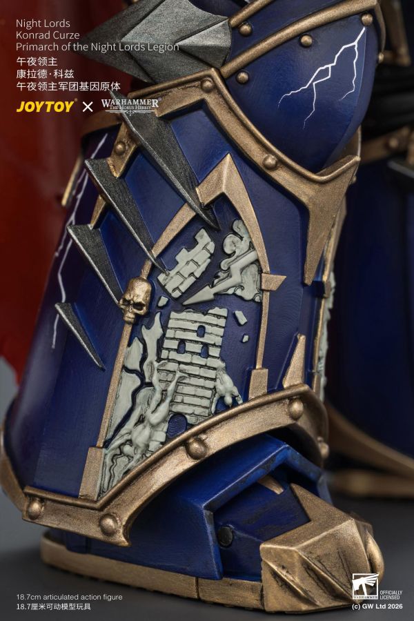 【預購】JOYTOY > 午夜領主 > 1/18 午夜領主軍團基因原體 康拉德·科茲 JOYTOY,午夜領主,康拉德·科茲,GK,玩具,收藏,擺件,模型,公仔,人偶,手辦,動漫
