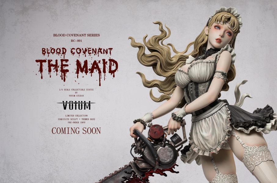 【預購】《正版授權》Votum-Studio縛願工作室 > 原創 > 1/4 血契系列 血契·女僕 雲夢工作室,原創,凱,GK,玩具,收藏,擺件,模型,公仔,人偶,手辦,動漫