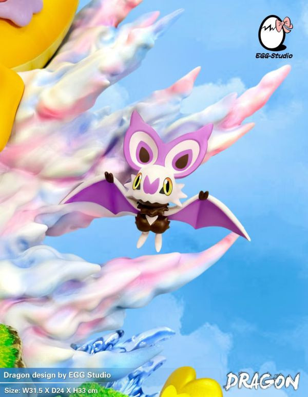 【已售罄，如欲追加請私訊客服@toykokoro】EGG阿蛋小作坊>寶可夢>龍系全家桶 快龍山谷 寶可夢,神奇寶貝,Pokémon,快龍山谷,龍系全家桶,EGG阿蛋小作坊,GK,玩具,雕像,擺件,收藏