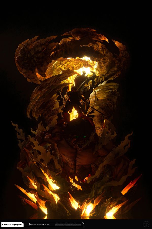 【預購】HERTZ-Studio > 進擊的巨人 > 殘雲 艾連·葉卡 HERTZ-Studio,進擊的巨人,艾連·葉卡,GK,玩具,收藏,擺件,模型,公仔,人偶,手辦,動漫