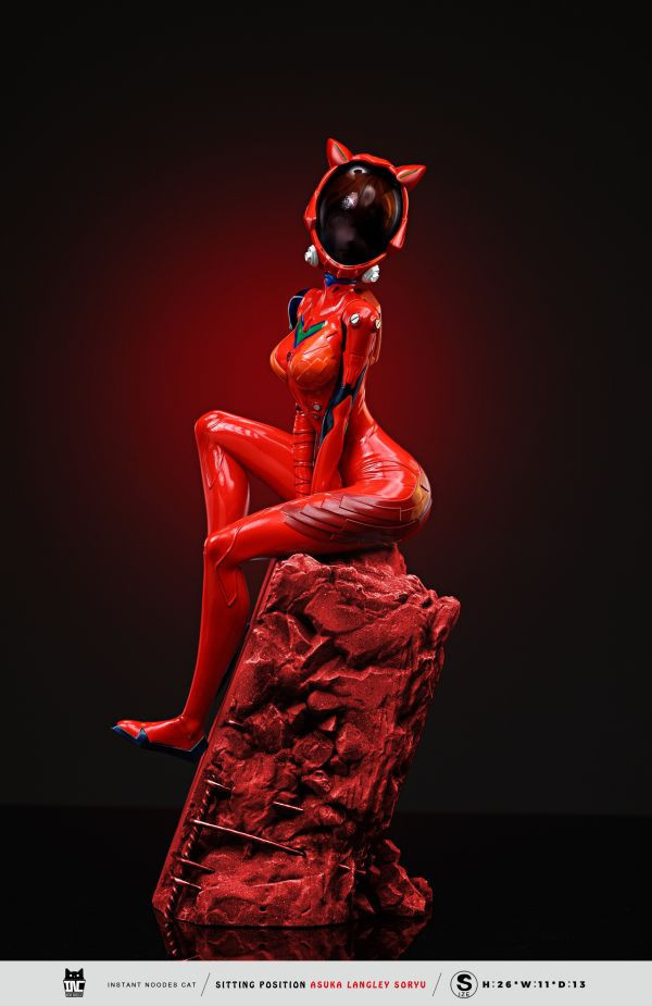【預購】泡面貓 X EVA新世紀福音戰士 坐姿明日香(雙版本) 間諜家家酒,安妮亞,萬聖節,SPYFAMILY,WakuWaku