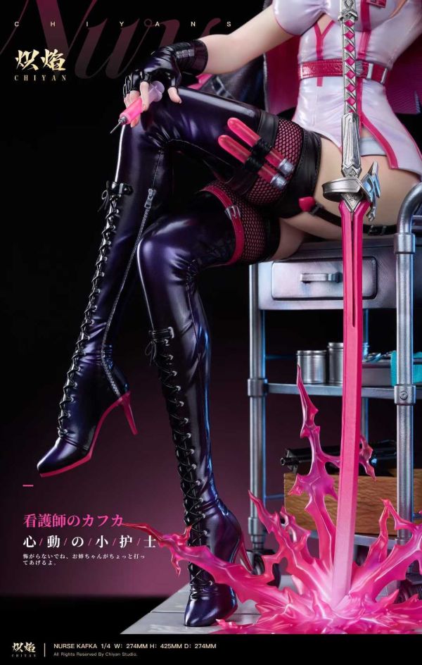 【預購】熾焰工作室 > 崩壞：星穹鐵道 > 1/4 心動の小護士 卡芙卡 (雙版本) 崩壞：星穹鐵道,卡芙卡,GK,玩具,模型,雕像,共鳴