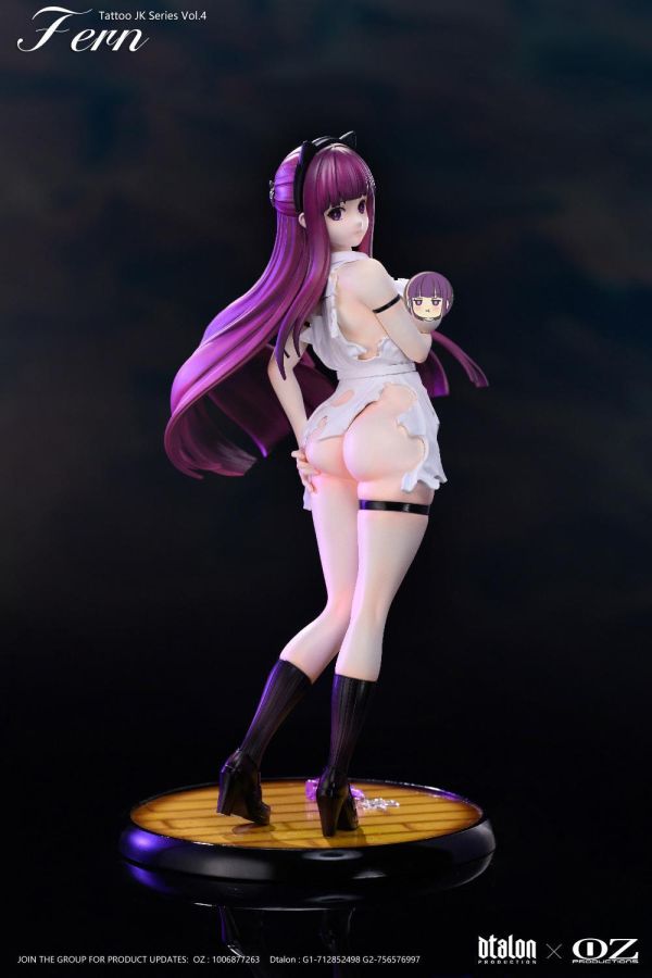 【18+預購】Dtalon Production & Oz production > 葬送的芙莉蓮 > 1/6 紋身 JK 系列第四彈：費倫(雙版本) 迷因工作室,絕區零,希格莉德,GK,玩具,收藏,擺件,模型,公仔,人偶,手辦,動漫