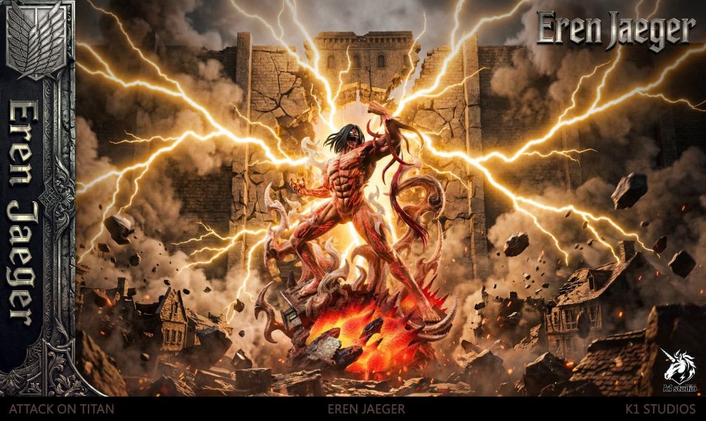 【預購】K1-Studio > 進擊的巨人 > 1/6 咆哮艾連 K1-Studio,進擊的巨人,艾連,GK,玩具,收藏,擺件,模型,公仔,人偶,手辦,動漫