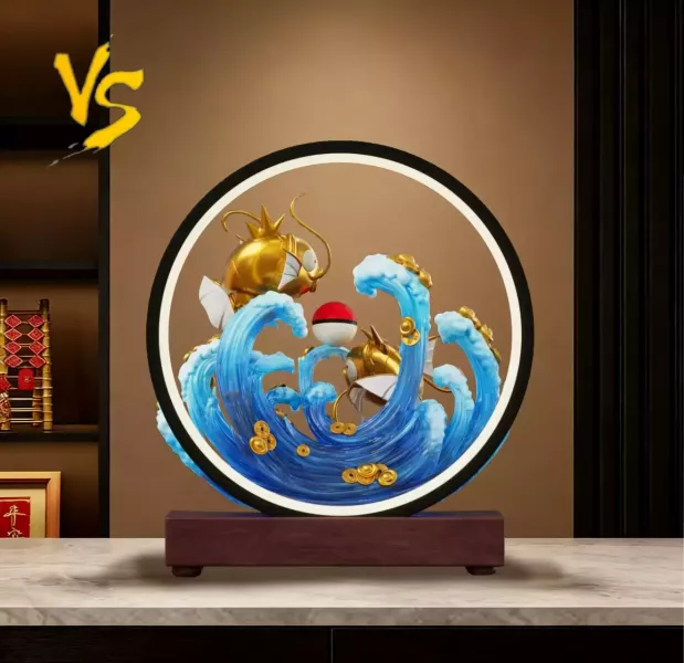 【預購】VS模玩 > 寶可夢 > 新年款招財雙鯉魚王戲水 (雙版本) VS模玩,寶可夢,鯉魚王,GK,玩具,收藏,擺件,模型,公仔,人偶,手辦,動漫