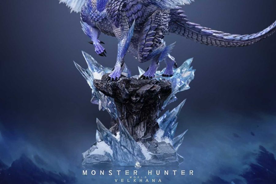 【預購】DragonRealm-Studio > 魔物獵人 > 怪物獵人系列002 冰呪龍 (雙版本) 魔物獵人,冰呪龍,GK,玩具,模型,雕像,共鳴