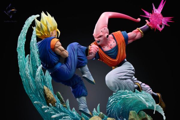 【預購】載物工作室 > 七龍珠 > 1/6 貝吉特vs普烏 七龍珠,貝吉特,普烏,GK,玩具,模型,雕像,共鳴