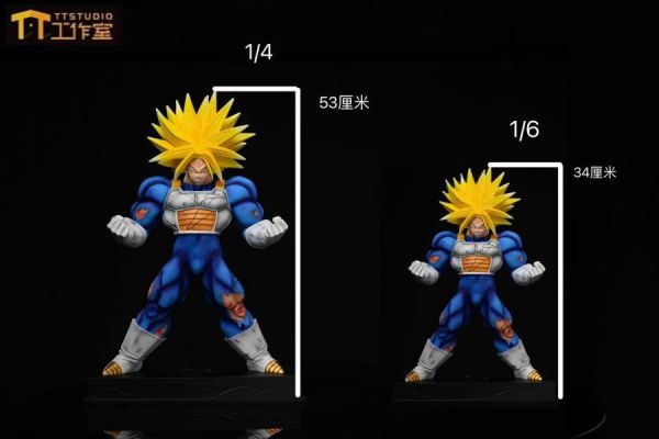 【預購】TT工作室>七龍珠>1/4 & 1/6 肌肉特蘭克斯 七龍珠,Dragonball,肌肉特蘭克斯,TT工作室,超級賽亞人,賽亞人,GK,玩具,模型,雕像,共鳴