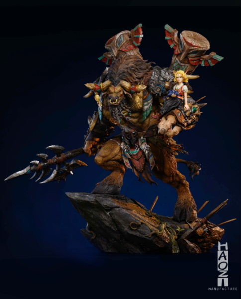 【預購】HAOZI工作室 X 魔獸世界 塗裝成品 凱恩雕像 凱恩雕像,魔獸世界,塗裝成品,HAOZI工作室,GK,玩具,雕像,擺件,收藏