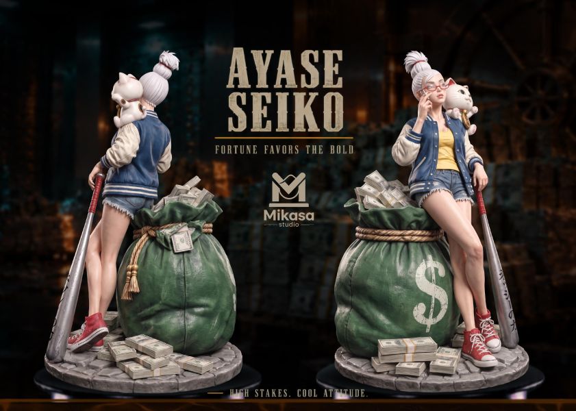 【預購】Mikasa-Studio > 膽大黨 > 1/6 綾瀨星子 & 錢袋招財貓 Mikasa-Studio,膽大黨,綾瀨星子,GK,玩具,收藏,擺件,模型,公仔,人偶,手辦,動漫