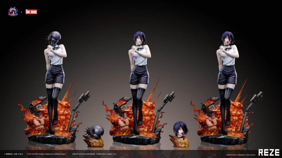 【預購】YQY-Studio & ONE MORE > 鏈鋸人 >   炸彈惡魔 蕾潔 (雙版本) YQY-Studio,ONE MORE,鏈鋸人,蕾潔,GK,玩具,收藏,擺件,模型,公仔,人偶,手辦,動漫