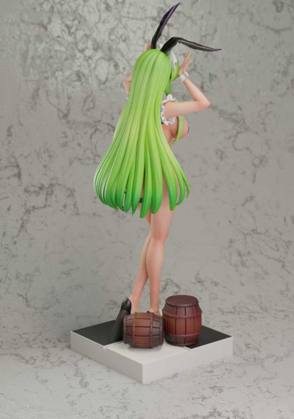【預購】Green tea-Studio > Code Geass 反叛的魯路修 > 1/6 酒館兔女郎 C.C. Green tea,反叛的魯路修,C.C.,GK,玩具,收藏,擺件,模型,公仔,人偶,手辦,動漫