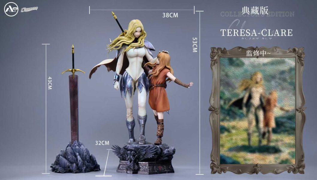 【預購】AT-Studio & BIHS工作室 > 獵魔戰記 > 1/4 泰莉莎 & 克蕾雅 (雙版本) AT-Studio,BIHS工作室,獵魔戰記,泰莉莎,克蕾雅,GK,玩具,收藏,擺件,模型,公人偶,手辦,動漫