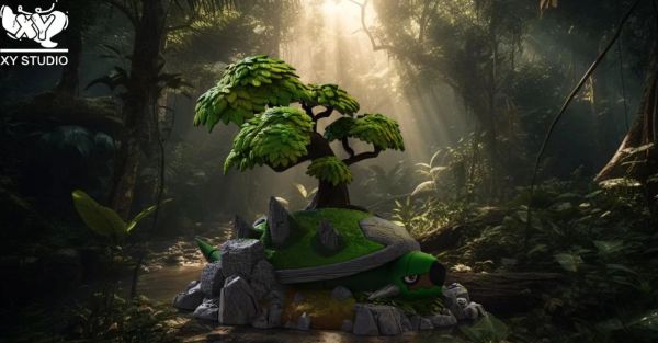 【已售罄，如欲追加請私訊客服@toykokoro】 XY-Studio>寶可夢>圖鑒系列 場景第二彈 土台龜 寶可夢,Pokemon,Pokémon,土台龜,GK,玩具,模型,雕像,擺飾,收藏,共鳴