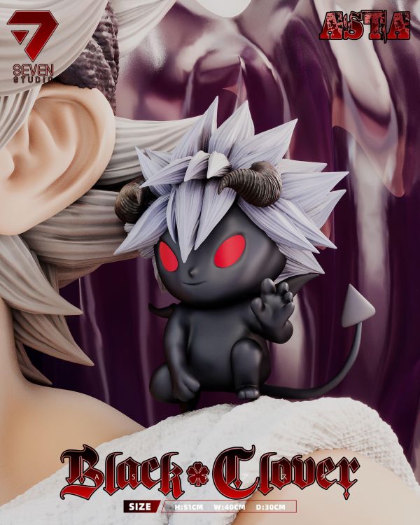 【預購】Seven-Studio > 黑色五葉草 > 海外限定 黑色四葉草·阿斯塔·惡魔同化 Li-Studio,鏈鋸人,蕾潔,GK,玩具,收藏,擺件,模型,公仔,人偶,手辦,動漫