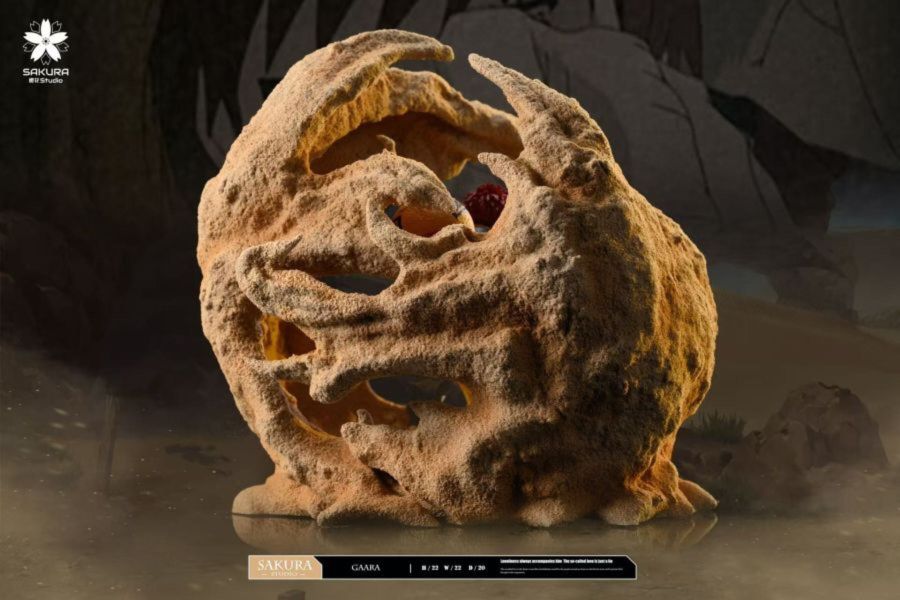 【已售罄，如欲追加請私訊客服@toykokoro】櫻花-Studio>火影忍者>輕雕像共鳴系列第七彈 我愛羅 火影忍者,NARUTO,我愛羅,櫻花,GK,玩具,模型,雕像,共鳴