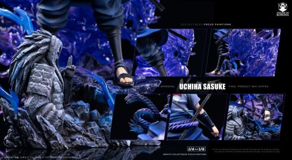 【預購】ATELIER DE KONOHA > 火影忍者 > 1/4&1/6 輕雕系列 漩渦鳴人&宇智波佐助 (雙比例)(多版本) 火影忍者,漩渦鳴人,宇智波佐助,GK,玩具,模型,雕像,共鳴