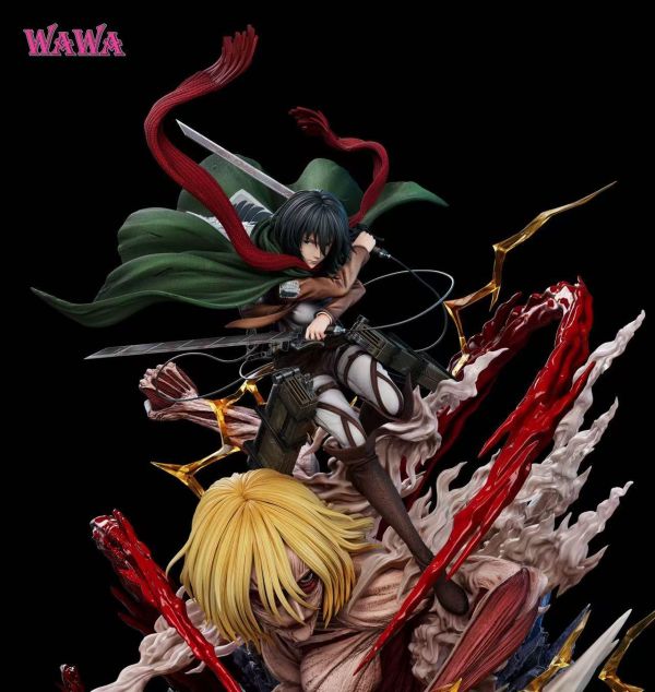 【預購】WAWA-Studio > 進擊的巨人 > 米卡莎·阿卡曼 (雙版本) WAWA-Studio,進擊的巨人,米卡莎·阿卡曼,GK,玩具,收藏,擺件,模型,公仔,人偶,手辦,動漫