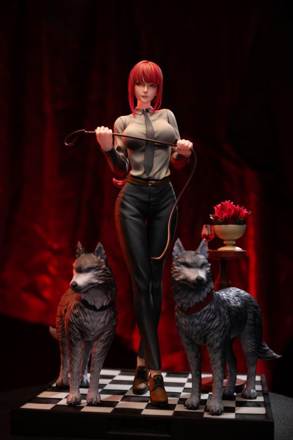 【預購】PolarBear-Studio > 鏈鋸人 > 1/4 瑪奇瑪 (雙版本) PolarBear-Studio,鏈鋸人,瑪奇瑪,GK,玩具,收藏,擺件,模型,公仔,人偶,手辦,動漫