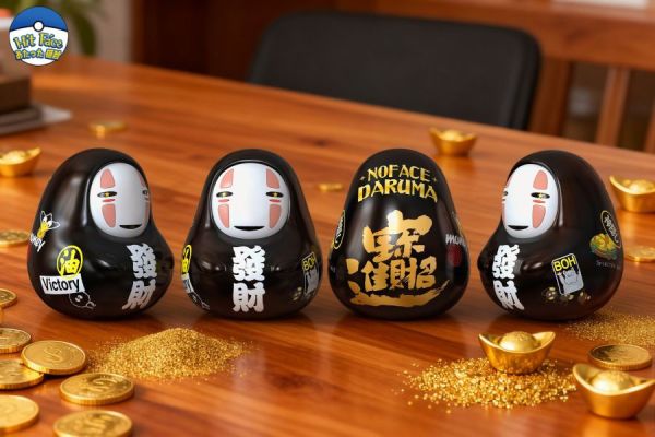 【預購】Hit Face砸臉 > 宮崎駿 > 達摩第一彈《發財》無臉男 Hit Face砸臉,宮崎駿,無臉男,GK,玩具,收藏,擺件,模型,公仔,人偶,手辦,動漫