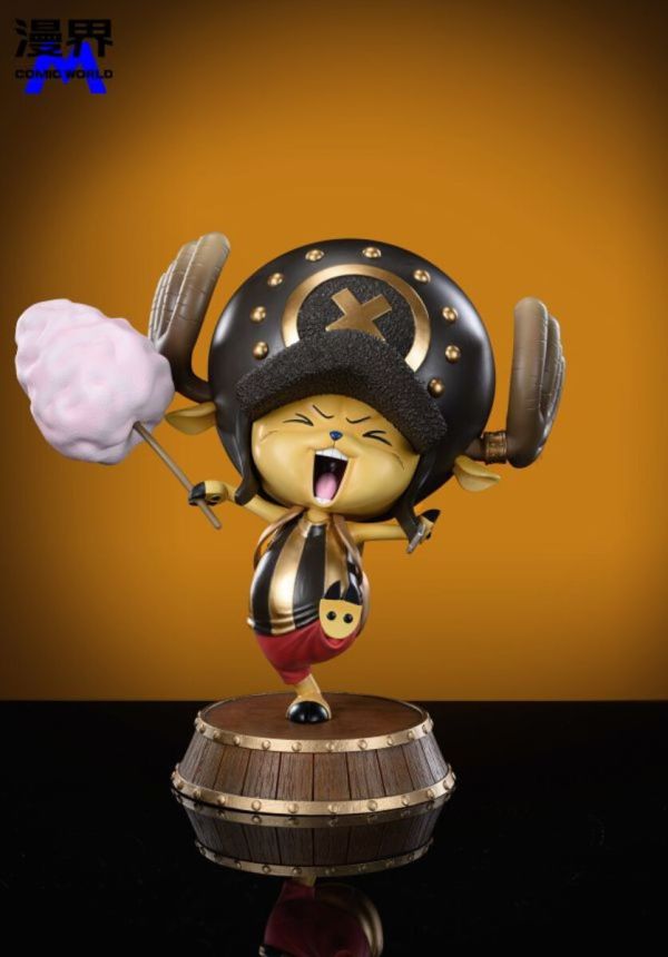 【預購】漫界工作室>海賊王>棉花糖喬巴 怪博士與機器娃娃,阿拉蕾,GK,玩具,模型,雕像,擺飾,收藏,共鳴