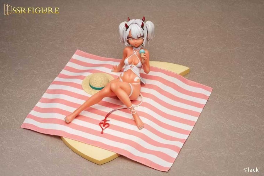 【預購】SSR FIGURE > 原創 > 1/7 夏日Ver. 咖啡因醬&暗精靈舞娘 (多版本) 咖啡因醬,暗精靈舞娘,GK,玩具,模型,雕像,共鳴
