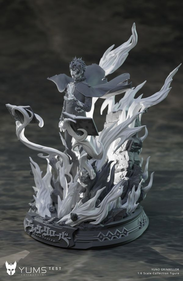 【預購】YUMS-Collectors > 黑色五葉草 > 黑桃王子 尤諾覺醒形態 火影忍者,我愛羅,GK,玩具,模型,雕像,共鳴