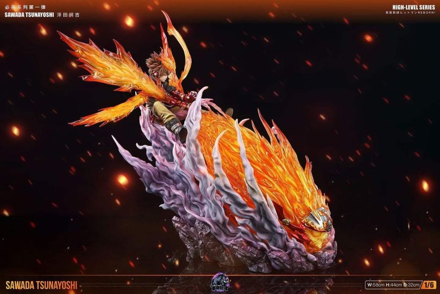 【預購】重甲犀牛 > 家庭教師HITMAN REBORN! > 1/6 Double X Burner 全新必殺系列 繼承者篇 沢田綱吉 Noc-Studio,家庭教師HITMAN REBORN!,澤田綱吉,GK,玩具,收藏,擺件,模型,公仔,人偶,手辦,動漫