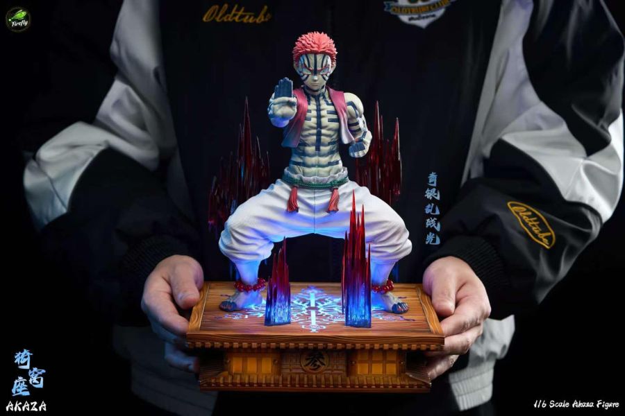 【預購】Firefly-Studio > 鬼滅之刃 > 青銀亂殘光三哥 猗窩座 (雙版本) Firefly-Studio,鬼滅之刃,猗窩座,GK,玩具,收藏,擺件,模型,公仔,人偶,手辦,動漫