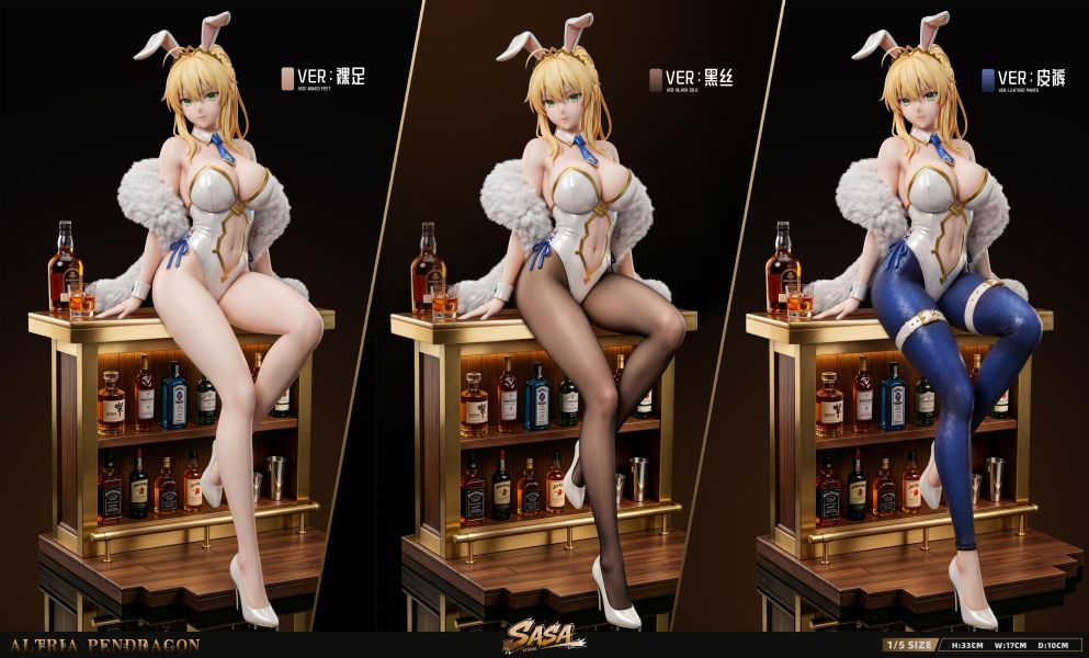 【預購】Sasa-Studio > Fate > 1/5 FGO 兔女郎 Saber阿爾托莉雅 (多版本) Sasa-Studio,Fate,阿爾托莉雅,GK,玩具,收藏,擺件,模型,公仔,人偶,手辦,動漫