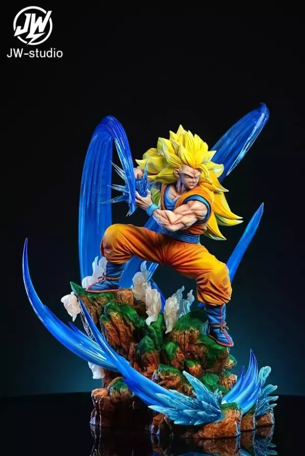 【預購】JW-Studio > 七龍珠 > 1/4&1/6 超三悟空 龜派氣功波 (多版本) JW-Studio,七龍珠,超三悟空,GK,玩具,收藏,擺件,模型,公仔,人偶,手辦,動漫