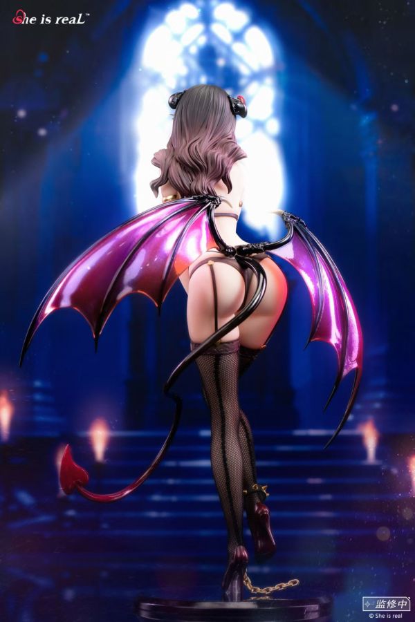 【預購】She is real>1/6 真絲襪 & 溫感變色 魅魔 娜芙 怪博士與機器娃娃,阿拉蕾,GK,玩具,模型,雕像,擺飾,收藏,共鳴
