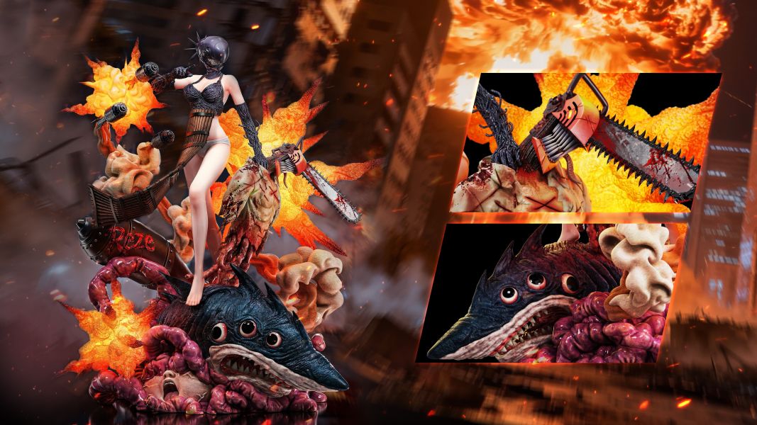 【售罄-代購/追加服務請洽客服】Scorpion赤蠍 > 鏈鋸人 > 1/4 蕾潔 (多版本) Scorpion赤蠍,鏈鋸人,蕾潔,GK,玩具,收藏,擺件,模型,公仔,人偶,手辦,動漫