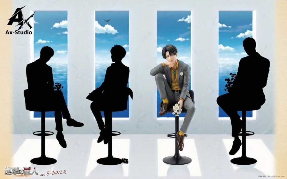 【預購】AA-Studio & AX-Studio > 進擊的巨人 > 巨人椅子系列第一彈 兵長 里維·阿卡曼 AA-Studio,AX-Studio,進擊的巨人,兵長,里維·阿卡曼,GK,玩具,收藏,擺件,模型,公仔,人偶,手辦,動漫