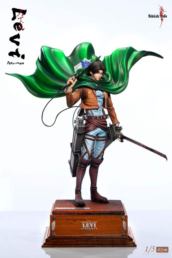 【預購】Mahakala大黑天 > 進擊的巨人 > 1/5 兵長 里維·阿卡曼 (雙版本) Mahakala大黑天,進擊的巨人,兵長,里維·阿卡曼,GK,玩具,收藏,擺件,模型,公仔,人偶,手辦,動漫