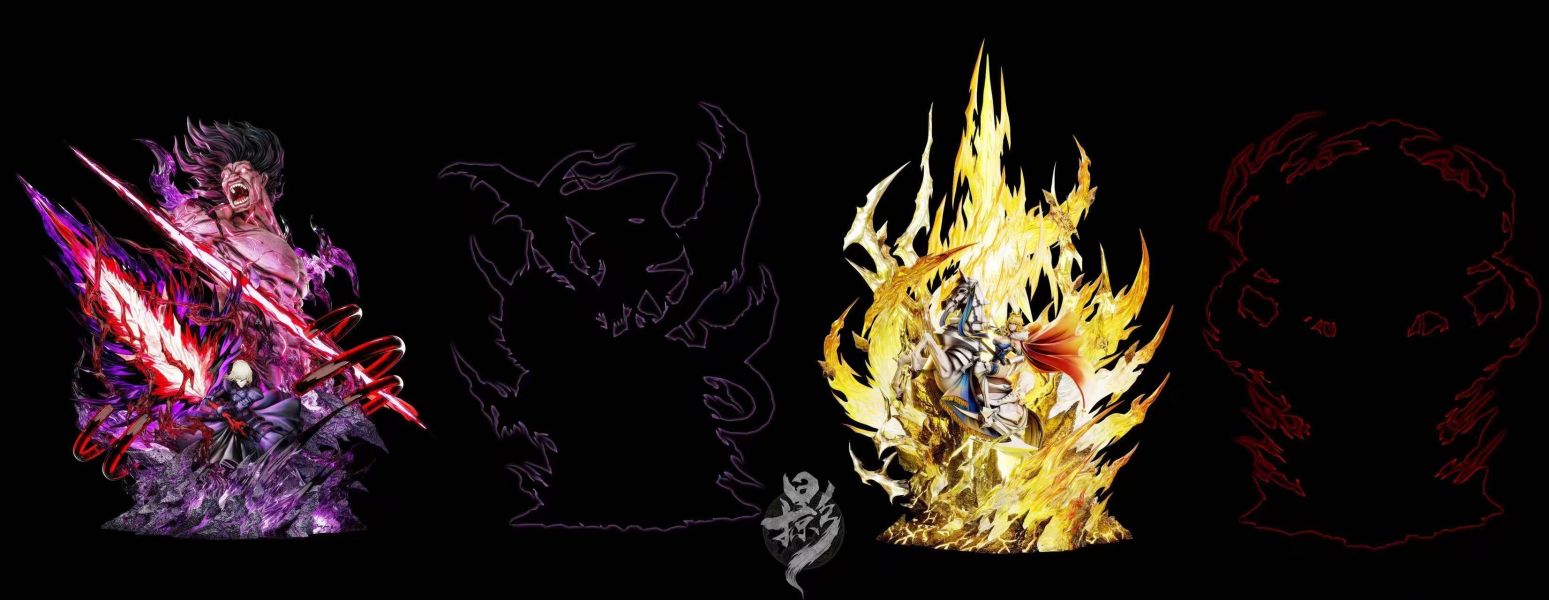 【預購】掠影-Studio & Demons-Studio > Fate > 史詩級別收藏雕像002 白毛 亞瑟·潘德拉貢 雷昊刻嶼,鬼滅之刃,富岡義勇,GK,玩具,收藏,擺件,模型,公仔,人偶,手辦,動漫