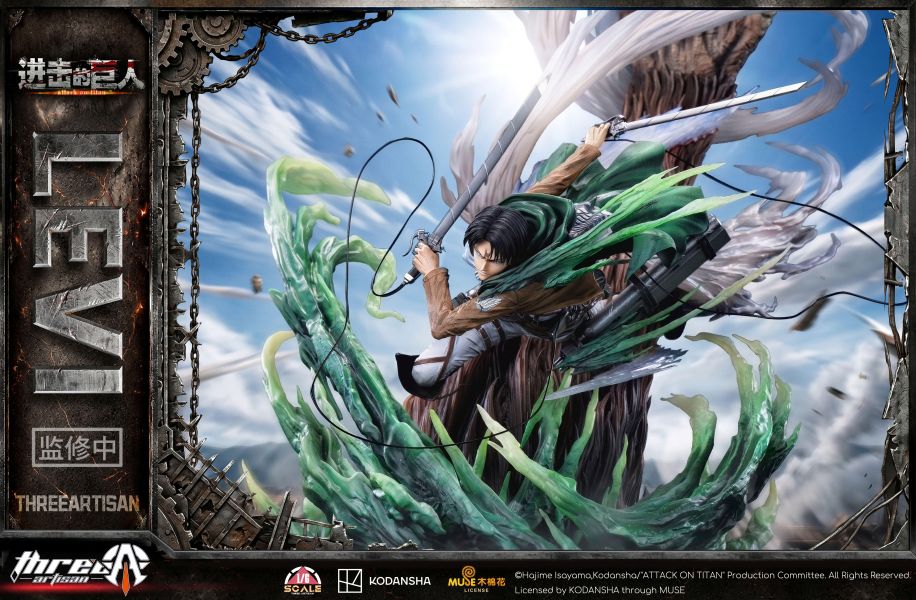【先行預留】《正版授權》ThreeArtisan(TA) > 進擊的巨人 > 1/6 里維·阿卡曼 (雙頭雕) ThreeArtisan(TA),進擊的巨人,里維·阿卡曼,GK,玩具,收藏,擺件,模型,公仔,人偶,手辦,動漫