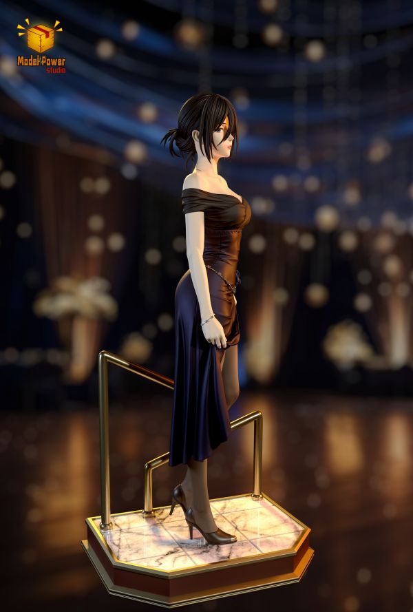 【預購】Model Power-Studio > 進擊的巨人 > 1/4 & 1/6 夜宴系列第一彈 三笠 阿卡曼 米卡莎 七龍珠,騎雲琪琪,GK,玩具,模型,雕像,共鳴