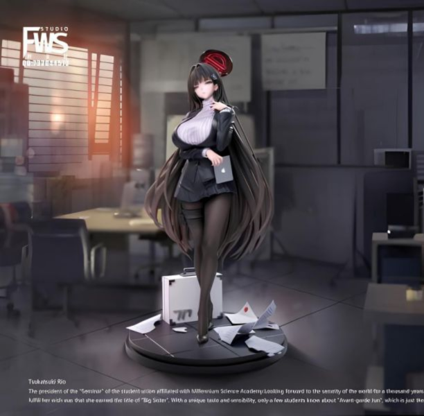 【預購】FWS方文社 > 蔚藍檔案 > 1/6 調月莉音 FWS方文社,蔚藍檔案,調月莉音,GK,玩具,收藏,擺件,模型,公仔,人偶,手辦,動漫