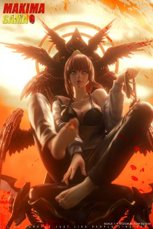 【補款】TY天元工作室 > 鏈鋸人 > 1/4 女神系列 瑪奇瑪 鏈鋸人,瑪奇瑪,GK,玩具,模型,雕像,共鳴